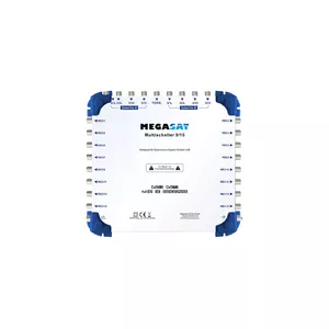 Satelītu multiswitch Megasat 0600153 9 ieejas 16 izejas