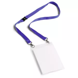 Держатель для бейджа Durable 852507, текстильный, вертикальный, A6, 10 шт.