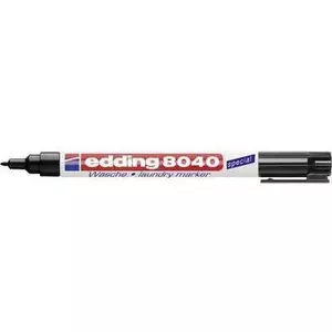 Laundry Marker Edding 8040 Permanent Ink Black – fabric marker for textiles, permanent black ink