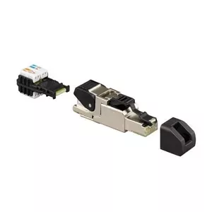 RJ45 универсальная вилка Rutenbeck 13900320 — Cat.6A совместимость ISO B