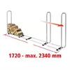 Malkas turētājs wolfcraft GmbH Stacking Aid for Firewood Photo 4