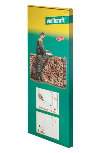 Malkas turētājs wolfcraft GmbH Stacking Aid for Firewood Photo 5