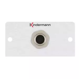 Socket outlet Kindermann 7444000417 6.35mm Aluminium