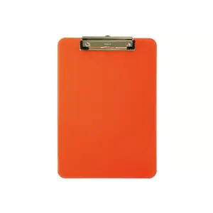 Clipboard MAUL 2340641 A4 Plastic Orange Transparent