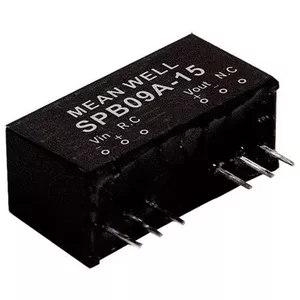 Barošanas adapteris/invertors MEAN WELL SPB09A-05, 5 V 9 W, RoHS, dziļums 24 mm, 5 g