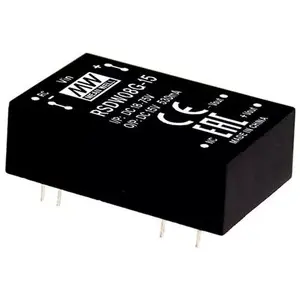 Barošanas adapters/invertors Mean Well RSDW08G-03 — 8 W, ieeja 18–75 V, izeja 2 A