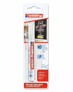 Edding 4095 Chalk Marker Bullet White