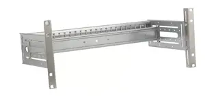 Rēļu sliede EFB Elektronik 53719.1V2 — 4U sudrabota, platums 435 mm, dziļums 55–165 mm