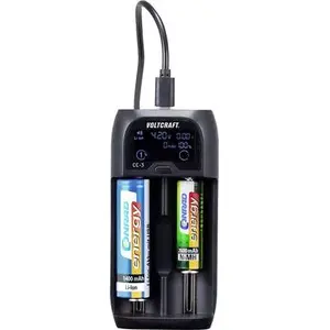 Battery Charger Voltcraft CC-3 — charger for NiMH, NiCd and Li‑Ion cells, adjustable charging current