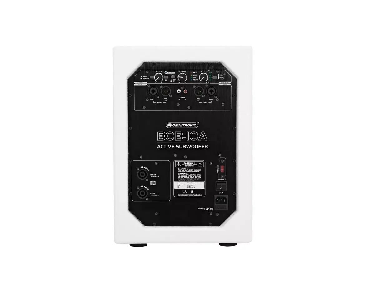 Active subwoofer Omnitronic BOB-10A Photo 4