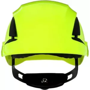 Safety helmet 3M SecureFit X5514V-CE-4 ventilated with UV sensor, neon green