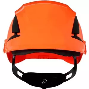 Aizsargķivere 3M SecureFit X5507V-CE-4 ar ventilāciju un UV sensoru, oranža, EN 397