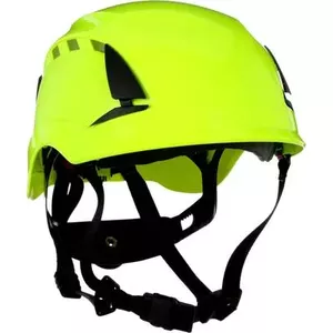 Safety Helmet 3M X5014VE-CE Ventilated with UV Sensor, Neon Green