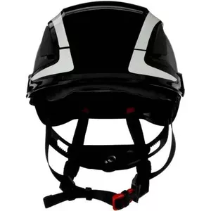 Safety Helmet 3M X5012V-CE with UV Sensor, Reflective, Ventilated, Black, EN 397