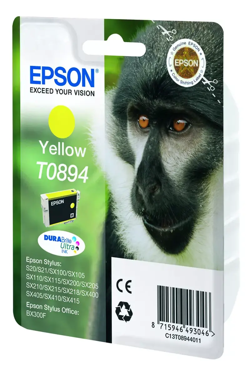 Kārtridžs Epson C13T08944011 Dzeltenais Photo 2