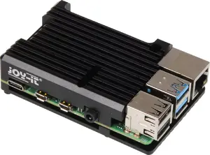 Joy-IT Raspberry Pi Block Case RB-AlucaseP4+07 Black