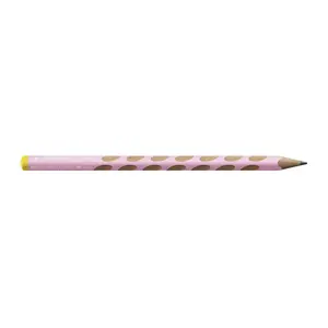 Zīmulis Stabilo EASYgraph HB — trīsstūrveida koka zīmulis, serde 3,15 mm, rozā, 1 gab.