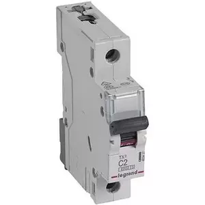 Автоматический выключатель Legrand Tx3 Ls C2A 1P 6kA M (MPN 403427)