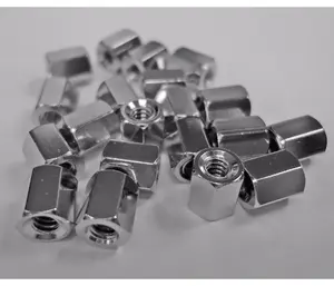 Hexagon nut Renkforce Nut Silver – silver finish, single piece