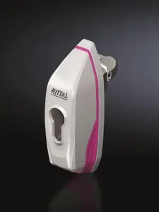 Cabinet Mini comfort handle with lock insert and profile half cylinder Rittal 2537100
