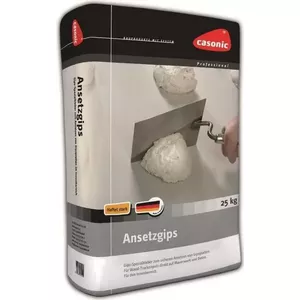 Plastering Gypsum Cimco Ansetzgips 14 0338 VE 25 kg – gypsum for plastering and repairs