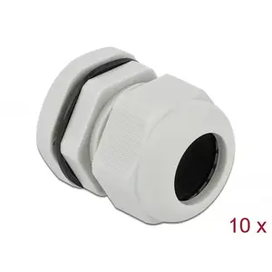 Кабельный ввод DeLOCK 60225 Серый Пластик 10 шт