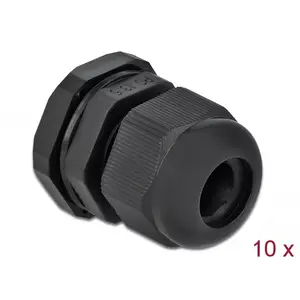 Кабельный ввод DeLOCK 60198 Черный Пластик 10 шт.