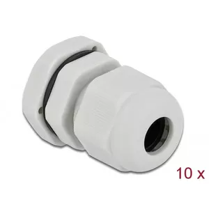 Kabeļu ievads DeLOCK 60195 Pelēks Plastmasa 10 gab.