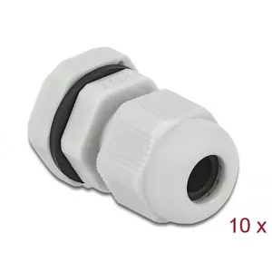 Кабельный ввод DeLOCK 60193 Серый Пластик 10 шт
