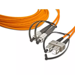 Fibre optic cable Lightwin LDP-50 FC-SC 7.0 OM2 7 m Orange