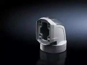 Wall-mount bracket Rittal CP 6212.380, aluminium housing, black, for CP system
