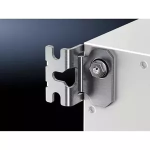 Mounting kit Rittal AX 2508.020 — stainless steel/white, compatible with Rittal AX, KX, AX IT, EL (4 pcs)