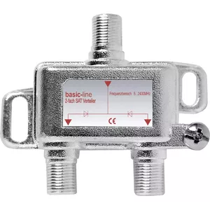 Kabeļu dalītājs Renkforce SAT splitter 2-way 5 - 2200 MHz