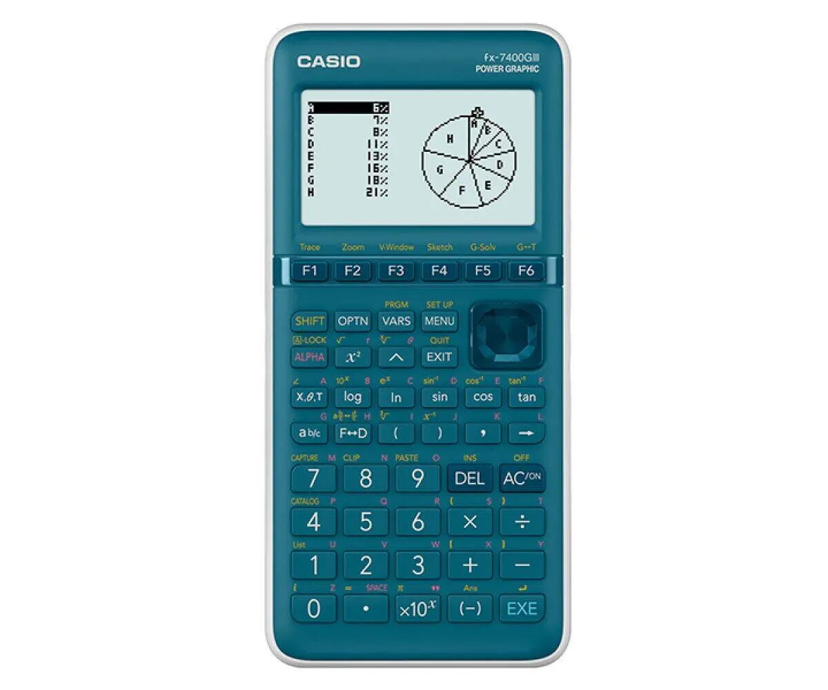 Casio fx-7400GIII Grafiskais kalkulators ar ciāna