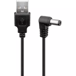 Power Cable Wentronic 55155 Black 1 m USB A IEC Type A