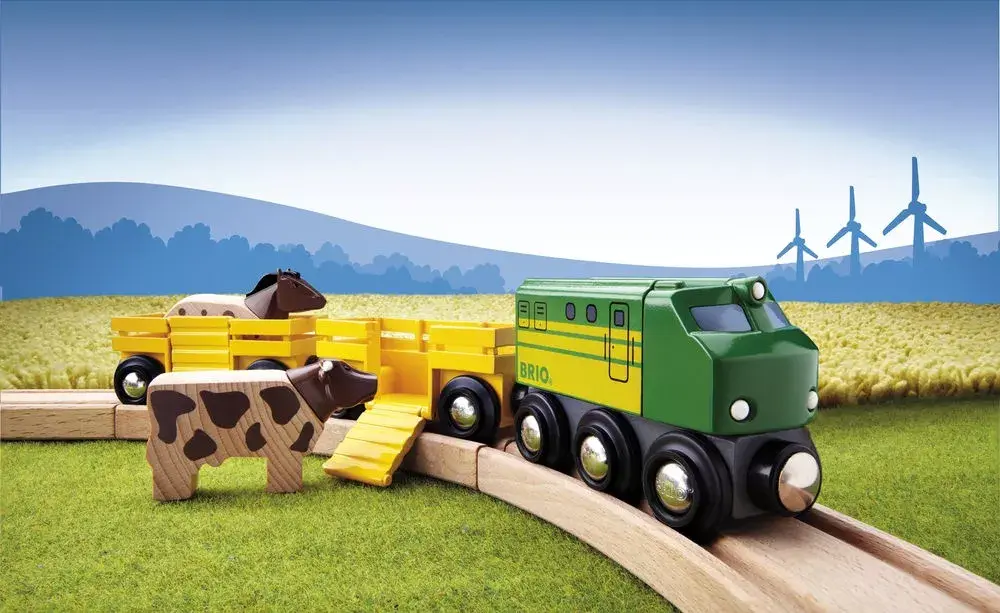 Vilciens Ravensburger BRIO Farm Train 33404 Photo 2