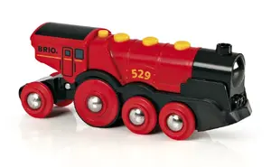 Train toy Ravensburger BRIO 7312350335927 — Explore theme, ages 0.3–99, 2×AAA, black/red