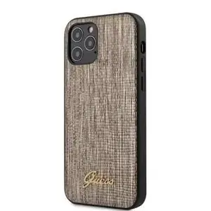 Чехол GUESS для iPhone 12 Pro Max — Lizard Gold