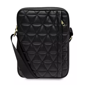 Tablet bag GUESS GUTB10QLBK for 10-inch tablets, black quilted design