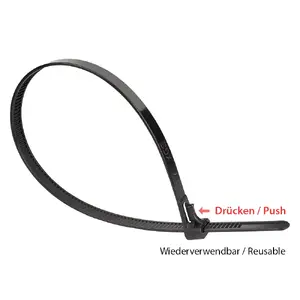 Releasable cable tie Alcasa KAB-R15S72