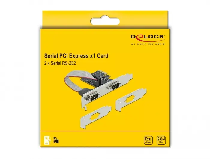 Расширительная карта DeLOCK PCI Express x1 на 2 x Serial RS-232 Photo 4