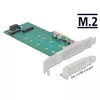 Paplašināšanas karte DeLOCK PCI Express x4 uz M.2 Key B + M Photo 2
