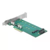 Paplašināšanas karte DeLOCK PCI Express x4 uz M.2 Key B + M Photo 3