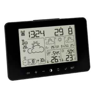 LCD термометр гигрометр TFA-Dostmann Meteotime Primo Black
