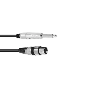 Audio kabelis Omnitronic 30225170 5m XLR 3-pin 6.35mm Melns