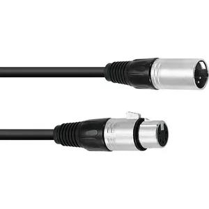 XLR connection cable Omnitronic 30220768 — 1×5-pin XLR male to 1×5-pin XLR female, 3 m