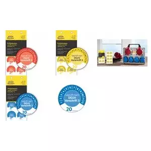 AVERY 7908 inspection labels, yellow, 30 mm, 80 pcs