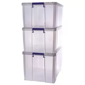 Storage box Fellowes ProStore Rectangular Polypropylene Transparent