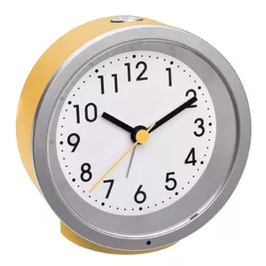 Кварцевые будильник TFA-Dostmann Analogue alarm clock yellow