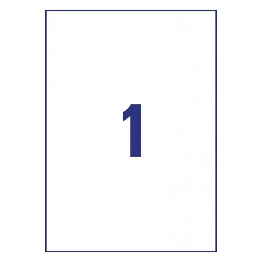 Self-adhesive label AVERY LR3478-10 Photo 2